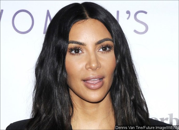 Kim Kardashian Flaunts Major Cleavage as She Wears Just a Sheer Bra and an Open Blazer