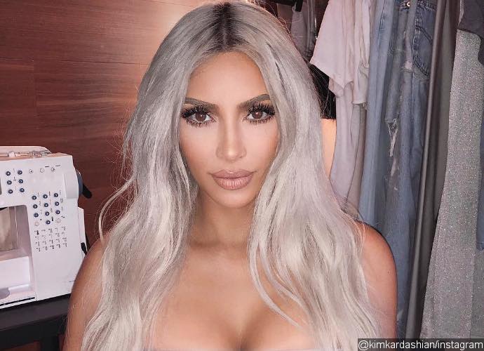Kim Kardashian Flashes Her Boobs and Booty in Soaking Wet See-Through Dress for Beach Photoshoot