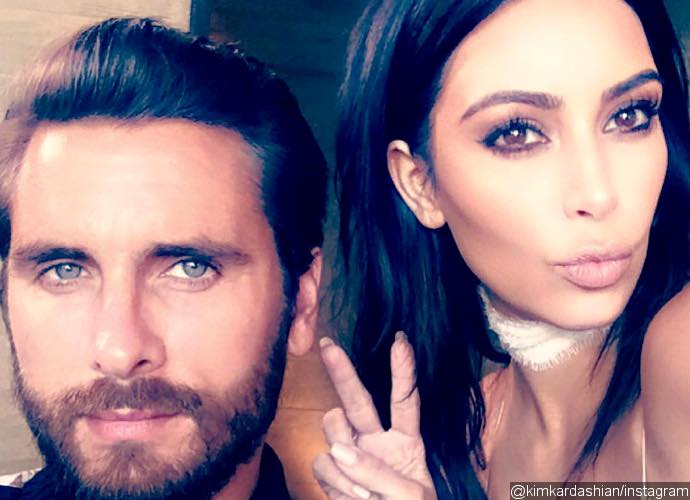 Kim Kardashian Flaunts Her Chest in Bandeau Top When Grabbing Lunch With Scott Disick in NYC