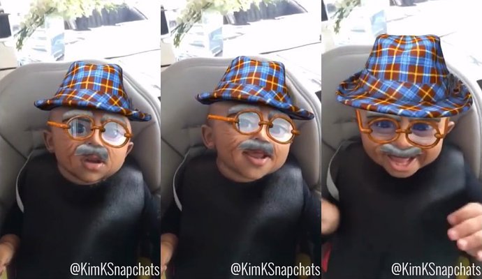 Kim Kardashian Makes Saint the Cutest Boy on Snapchat for His 9-Month Birthday