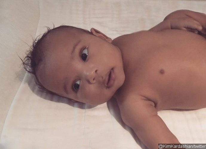 Kim Kardashian Shares New Picture of Adorable Baby Boy Saint West