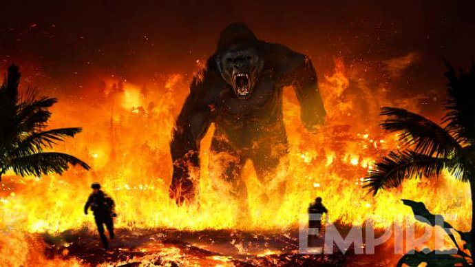 'Kong: Skull Island' Fiery Concept Art Sees the Mighty Ape Going Berserk