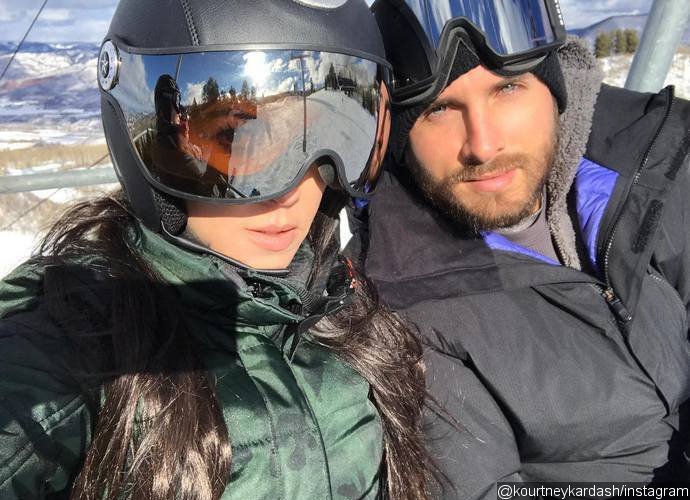 Kourtney Kardashian and Scott Disick Share Selfie From Aspen