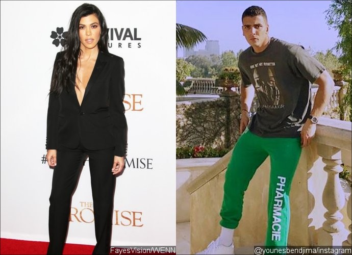 Kourtney Kardashian And Younes Bendjima Share Intimate Back Hug