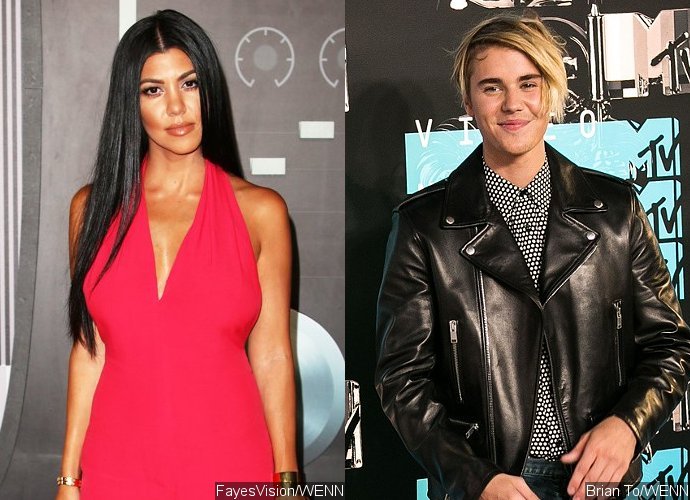 Kourtney Kardashian Spotted Leaving Club With Justin Bieber
