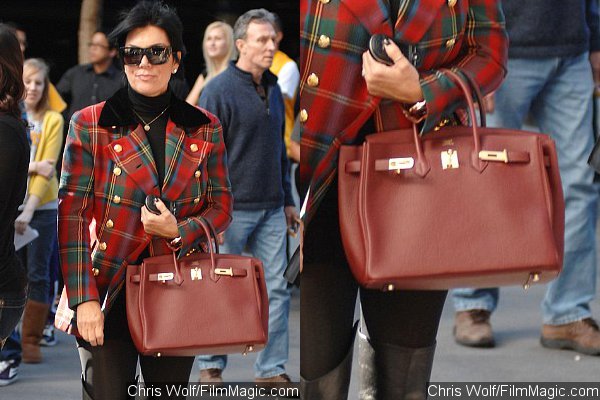 Kris Jenner Auctions Her Hermes Birkin Bag due to Color