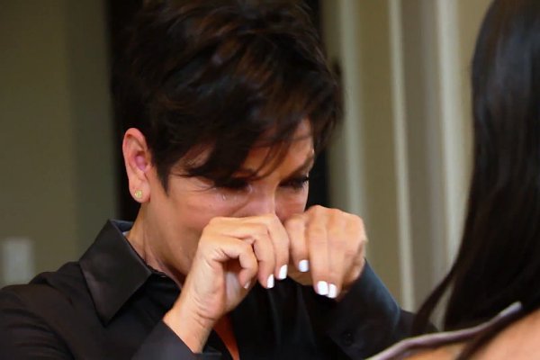 Kris Jenner Cries While Sorting Through Caitlyn's Cast-Off Men Clothes