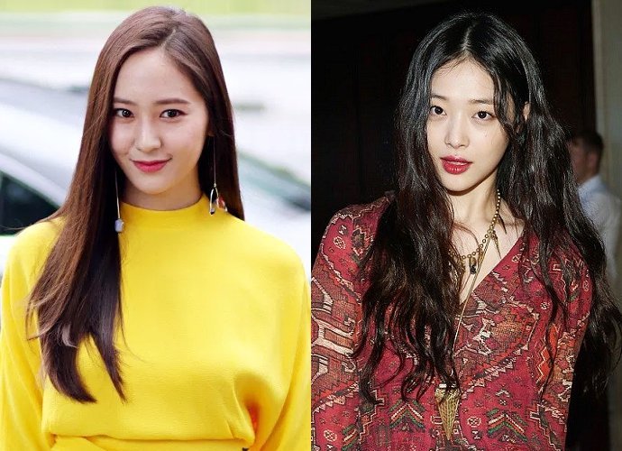 f(x)'s Krystal Debuts Super Short Hair, Sulli Goes Blonde