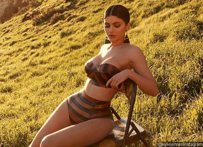 Kylie Jenner Bares Ample Cleavage in Sexy Two-Piece. See the Racy Snaps!