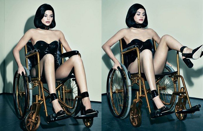 Kylie Jenner Is Under Fire for Posing in Wheelchair as Part of Racy Photo Shoot