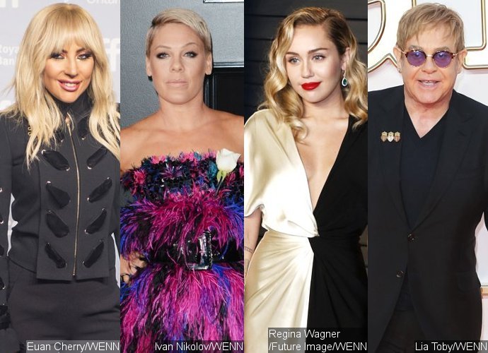 Lady GaGa, Pink and Miley Cyrus to Be Featured on Two Elton John Tribute Albums