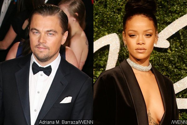 Leonardo DiCaprio Gets Flirty With Rihanna at Playboy Mansion Party