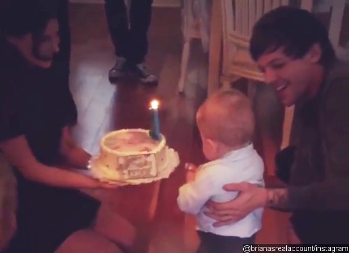 Louis Tomlinson Reunites With Briana Jungwirth to Celebrate Their Son’s