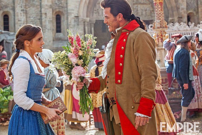 Luke Evans Flirts With Emma Watson in New 'Beauty and the Beast' Image