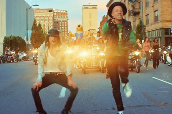 Macklemore Joins a Biker Gang in Music Video for New Single 'Downtown'