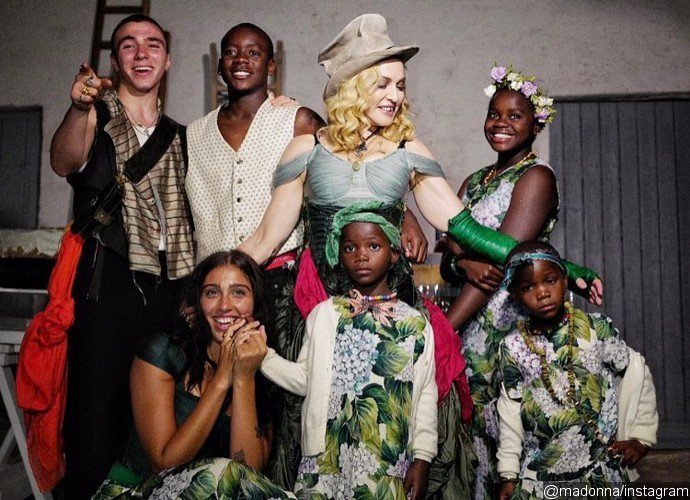 Madonna Rings in Birthday With All Her Six Children in Italy