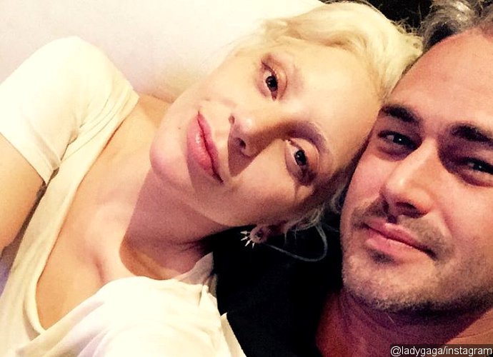 Make-Up Free Lady GaGa Cuddles Up With Taylor Kinney in New Pic