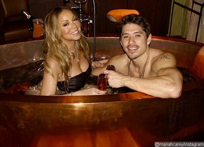 Mariah Carey and Beau Bryan Tanaka Get Cozy in Bathtub on Valentine's Day