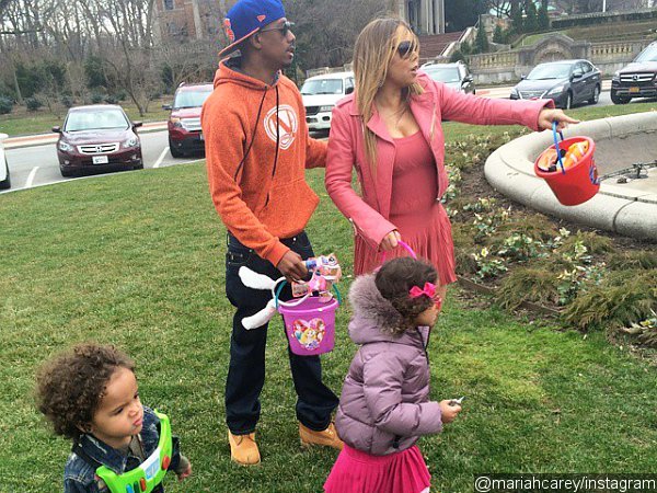 Mariah Carey Spends Easter With Nick Cannon and Their Twins