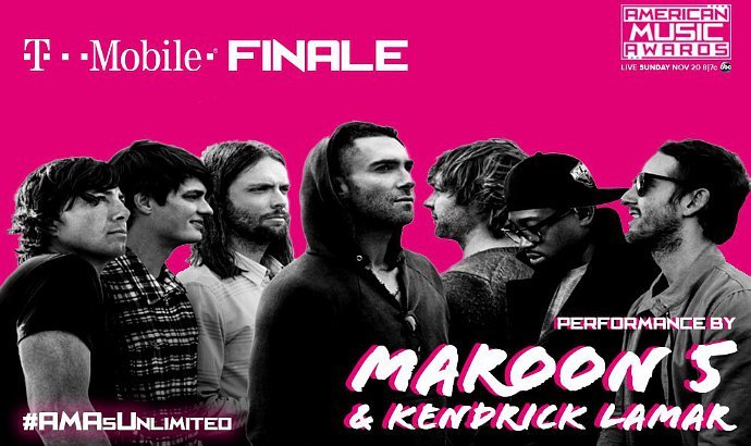 Maroon 5 and Kendrick Lamar Will Close Out the 2016 AMAs