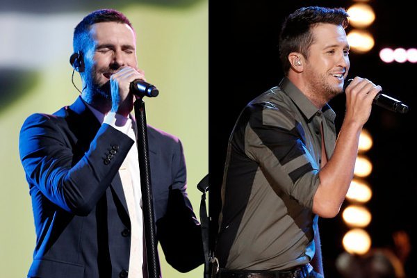 Maroon 5 and Luke Bryan Perform New Singles on 'The Voice' Season 8 Finale