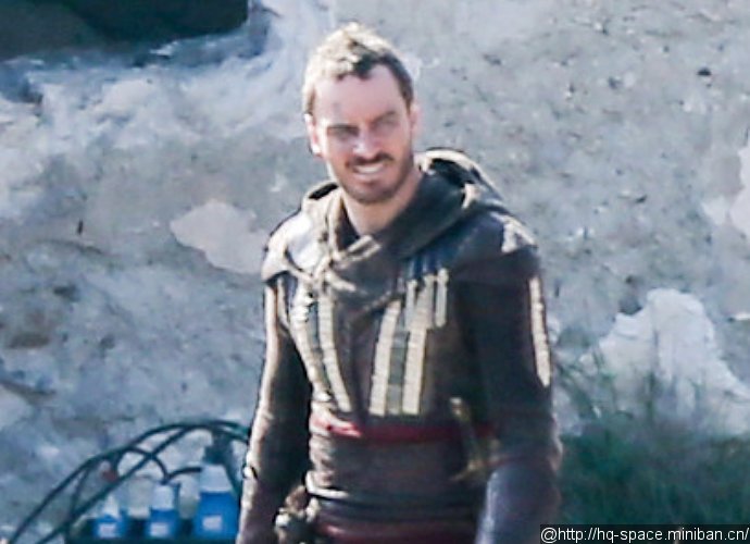 First Look at Michael Fassbender as Callum Lynch on 'Assassin's Creed' Set