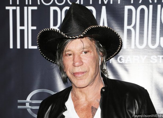 Mickey Rourke Shows Off Manhood in Skintight Boxer