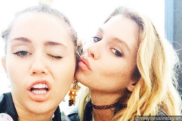 Miley Cyrus and Rumored Girlfriend Stella Maxwell Spotted Leaving NYC Hotel
