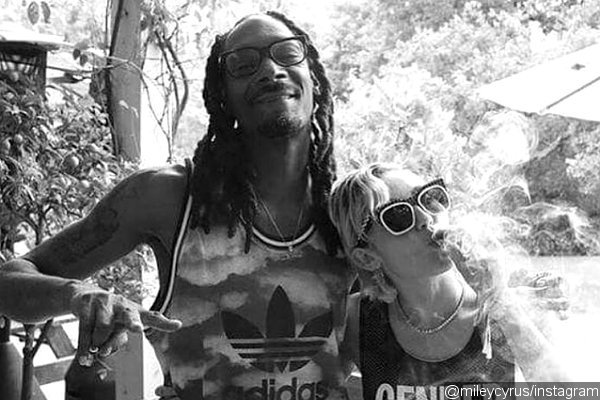 Miley Cyrus Joins Snoop Dogg in Afternoon Marijuana Smoke Session