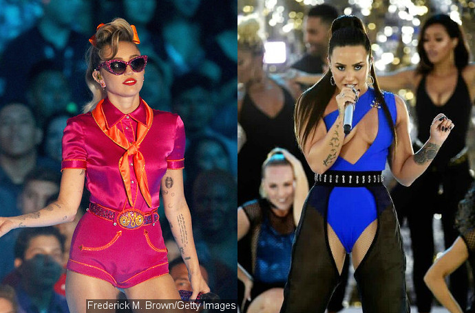 MTV VMAs 2017: Miley Cyrus Goes Retro With 'Younger Now', Demi Lovato Slays 'Sorry Not Sorry'