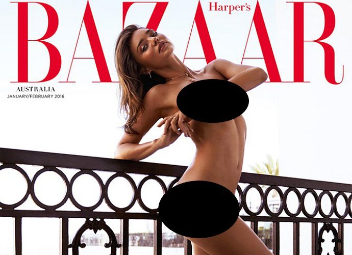 Miranda Kerr Bares All for Harper's Bazaar Australia. See the Sexy Pic