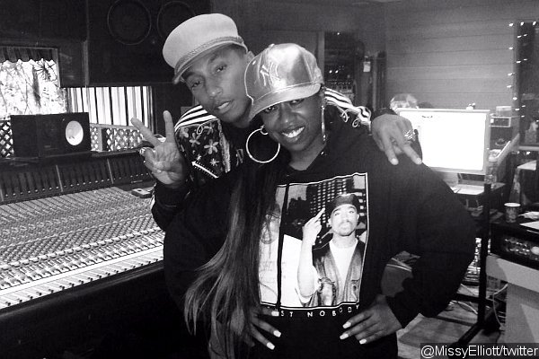 Missy Elliott and Pharrell Pictured Hitting the Studio Together