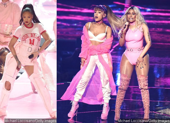 MTV VMAs 2016: Watch Rihanna, Ariana Grande and Nicki Minaj's Performances
