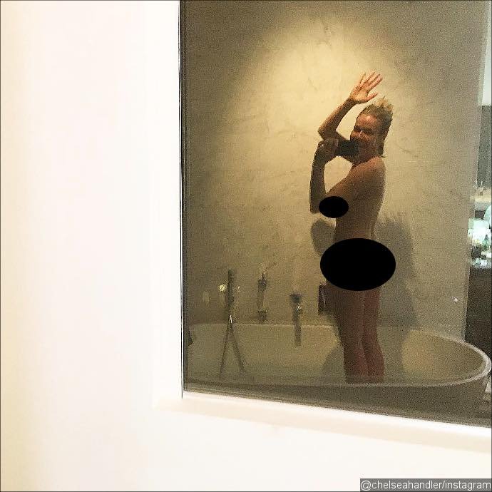Again Chelsea Handler Bares Her Butt Goes Fully Naked In Instagram.