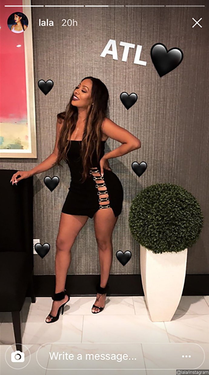 Pics La La Vazquez Goes Commando In Sexy Black Dress