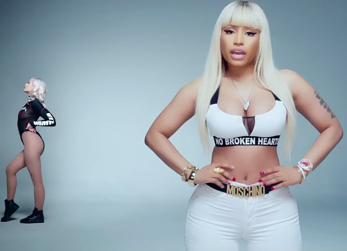 Nicki Minaj Bares Her Butt and Twerks in Bebe Rexha's 'No Broken Hearts' Music Video