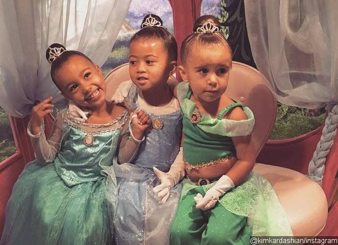 North West and Penelope Disick Get Princess Makeovers at Disneyland