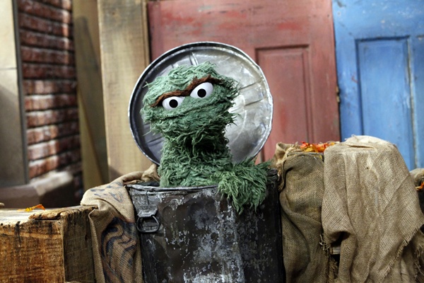 Oscar the Grouch Opens Up About Why He Lives in a Trash Can