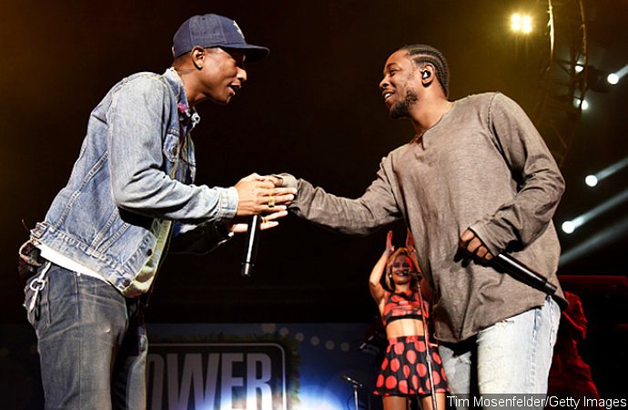 Pharrell Reunites With Kendrick Lamar to Perform 'Alright' at 'Cali Christmas'