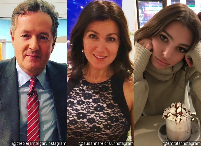 Piers Morgan in Twitter 'Spat' With Susanna Reid Over His 'Sexist' Comments Toward Emily Ratajkowski