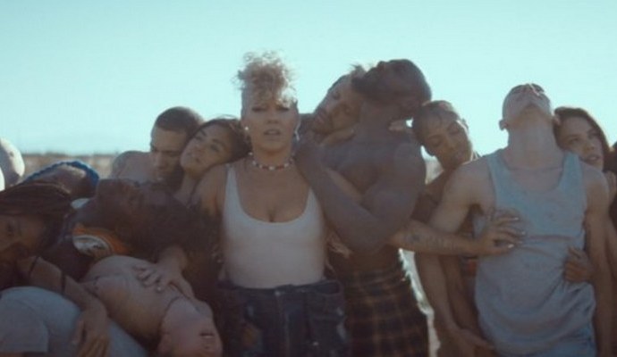 Pink Sends Powerful Message in 'What About Us' Music Video