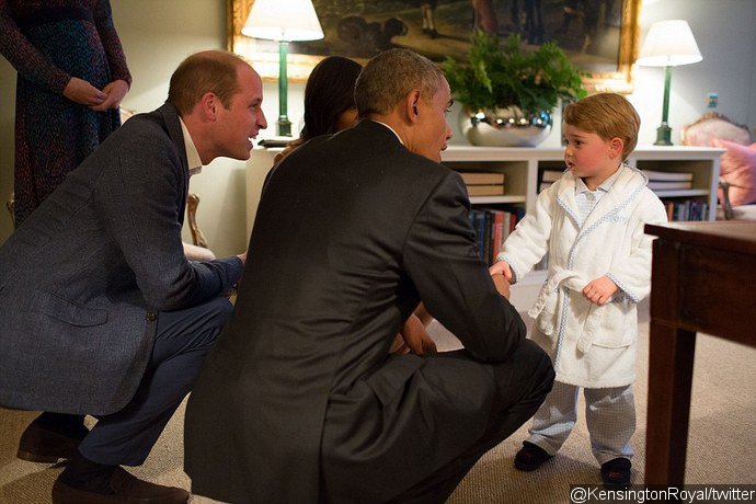 Prince George's Bathrobe Sells Out Within Minutes After His First Meeting With President Obama