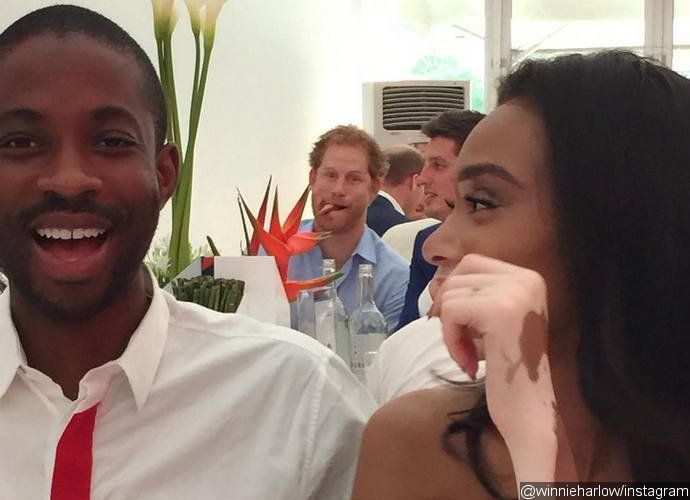 LOL! Prince Harry Hilariously Photobombs 'ANTM' Star Winnie Harlow's Picture