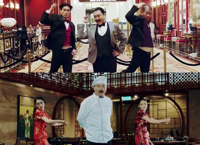 PSY Returns With New Iconic Moves in Star-Studded Videos for 'I LUV IT' and 'New Face'