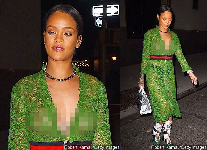 Green see deals through dress