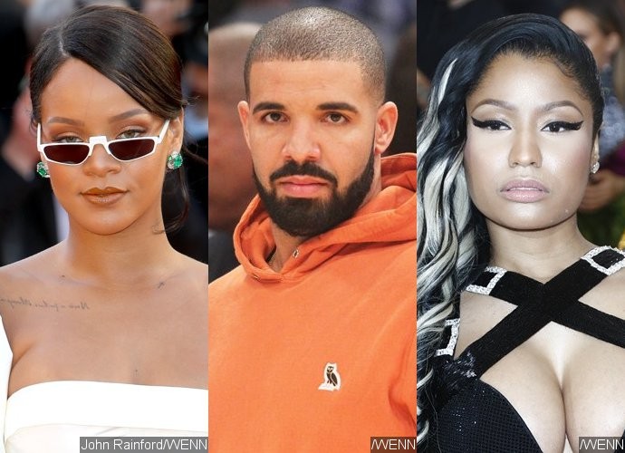 Rihanna Unfazed by Drake and Nicki Minaj's Relationship