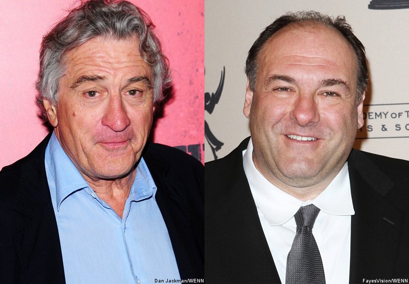 Image result for robert de niro james gandolfini