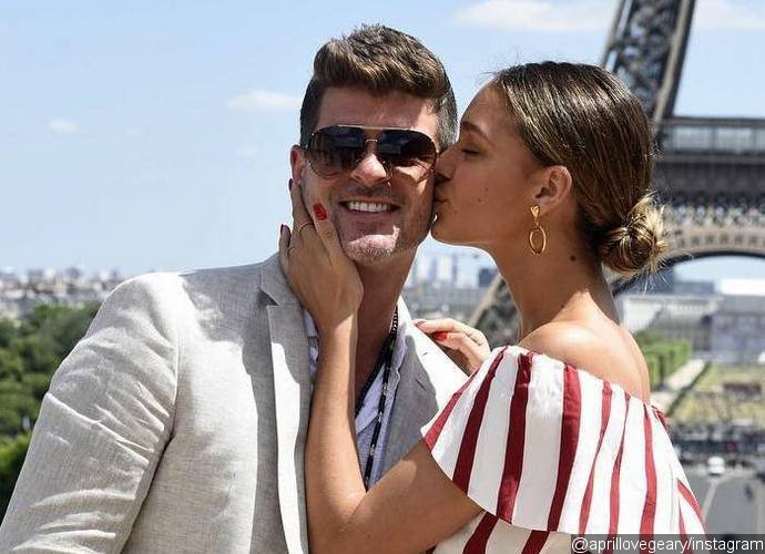 Robin Thicke Expecting Baby With April Love Geary - See Her Baby Bump!