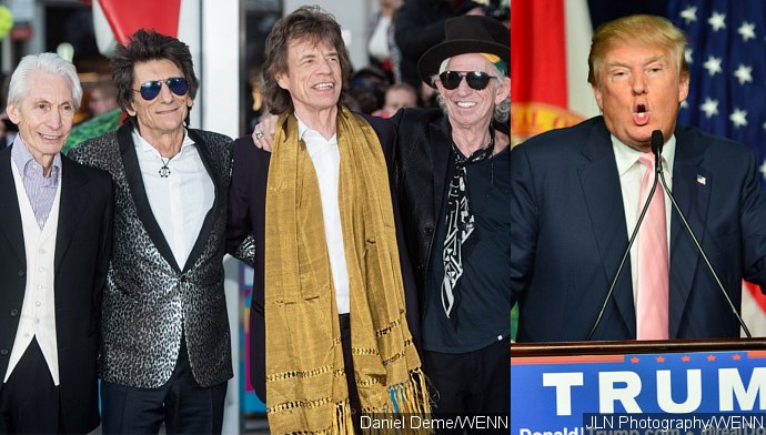 Rolling Stones Bans Donald Trump From Using Their Songs at His Campaign