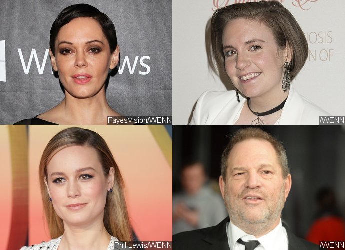 Rose McGowan, Lena Dunham, Brie Larson and More React to Harvey Weinstein Sex Harassment Scandal